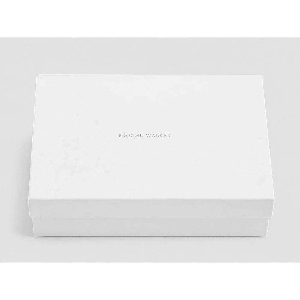 Brochu Walker White‎ Luxury Apparel Gift Box with Ribbon 16.5x11.5x2